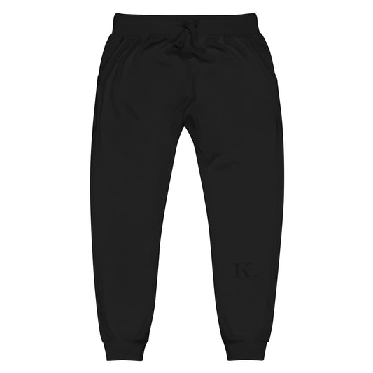 Black fleece sweatpants - Marc Kirven Germain