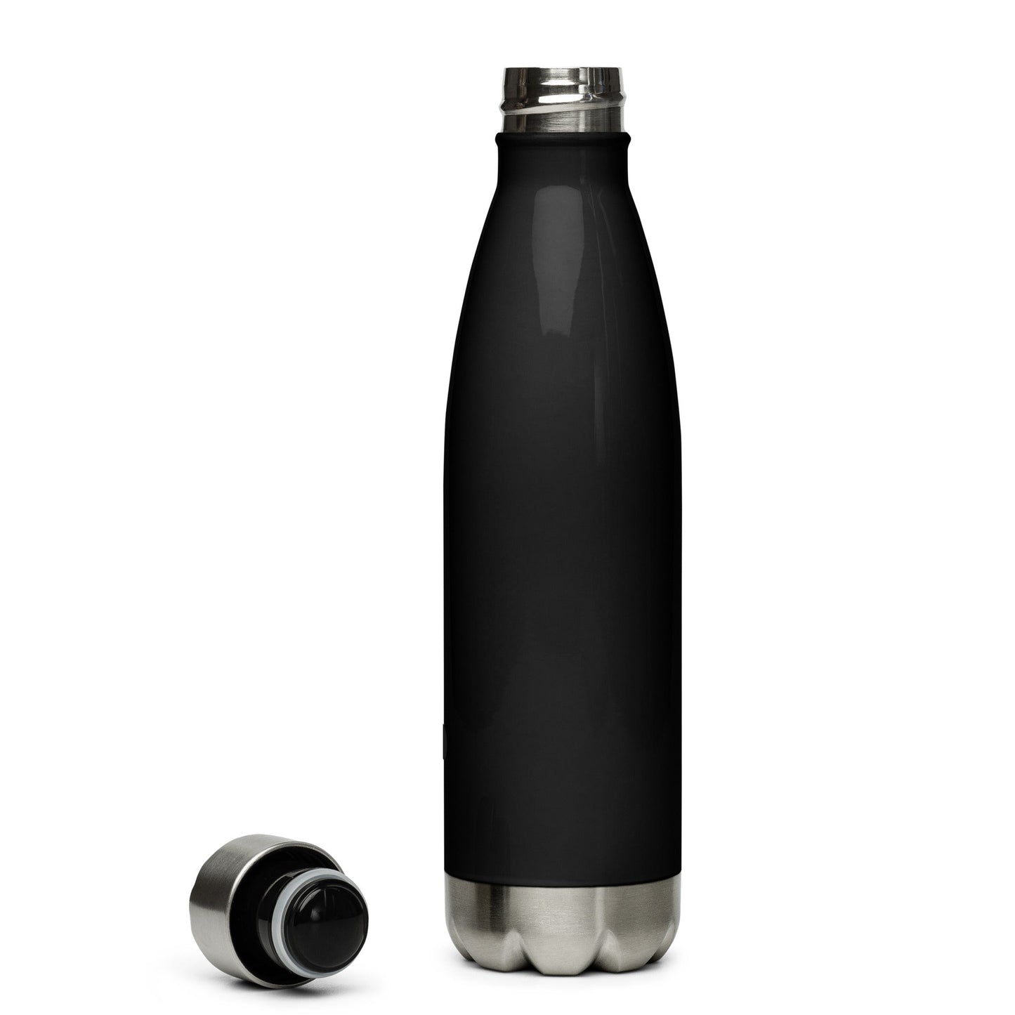 Black Stainless steel water bottle - Marc Kirven Germain