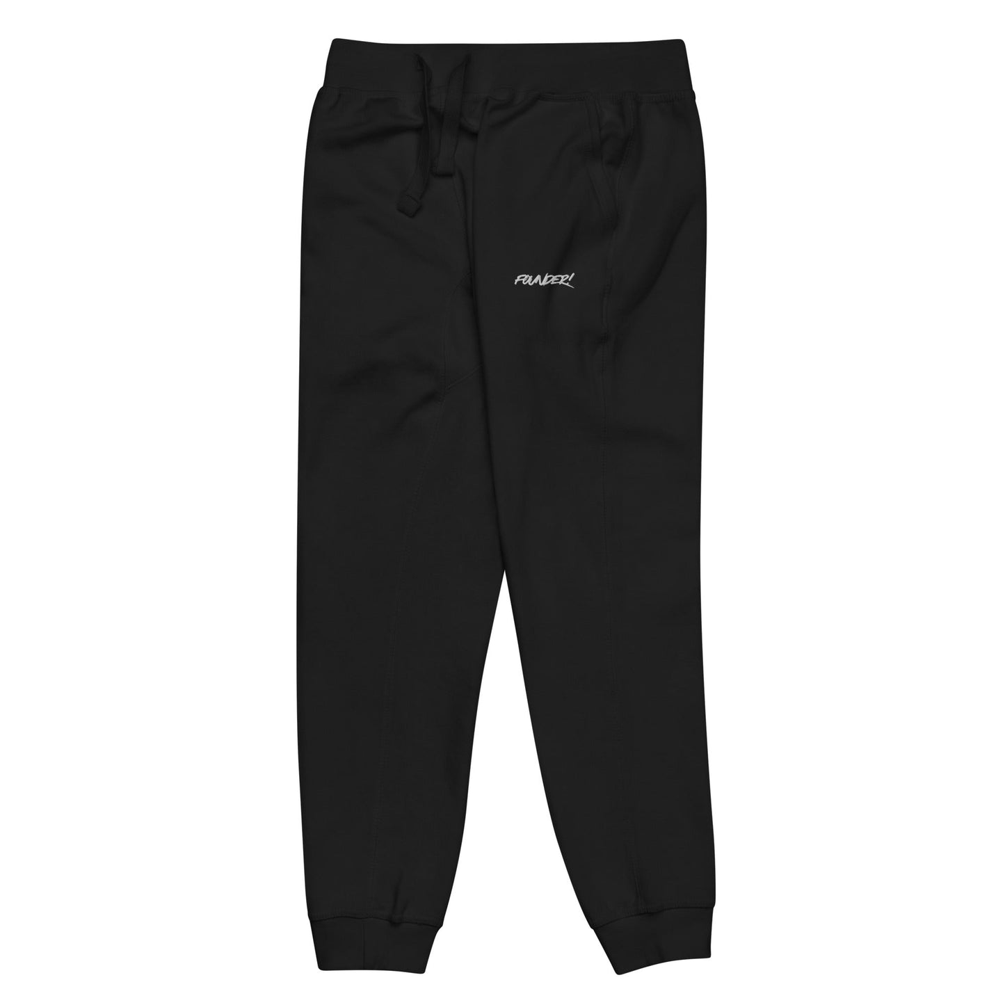 Founder! Black fleece sweatpants - Marc Kirven Germain