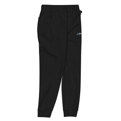 Laww U! Black fleece sweatpants - Marc Kirven Germain