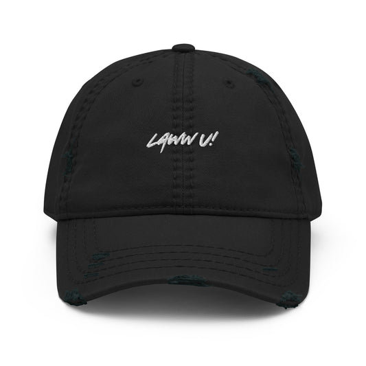 Laww U! Distressed Dad Hat - Marc Kirven Germain