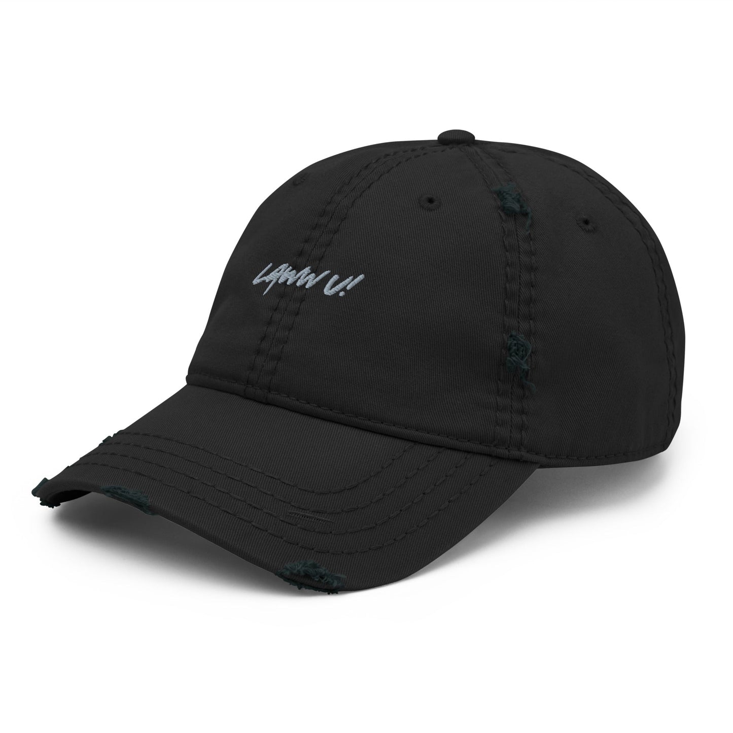 Laww U! Distressed Dad Hat - Marc Kirven Germain