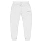 Laww U! White fleece sweatpants - Marc Kirven Germain