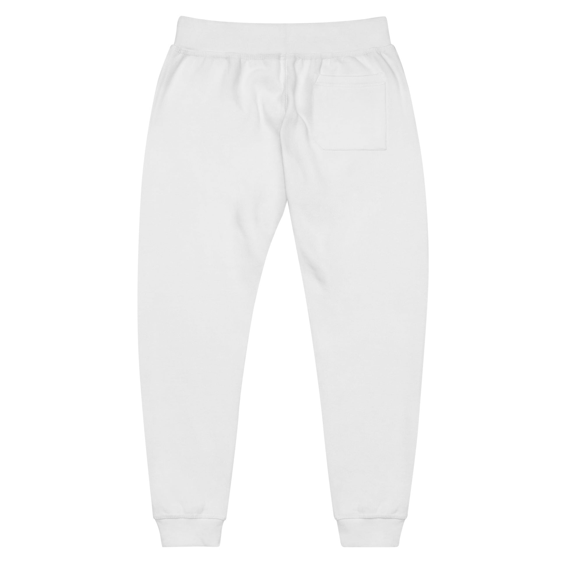 Laww U! White fleece sweatpants - Marc Kirven Germain
