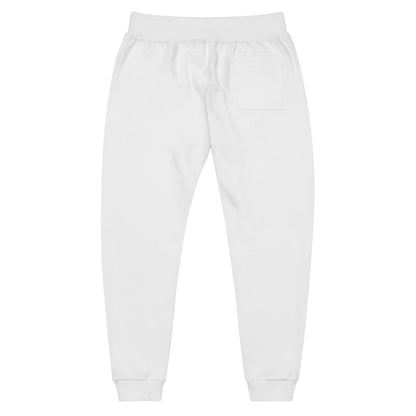 Laww U! White fleece sweatpants - Marc Kirven Germain
