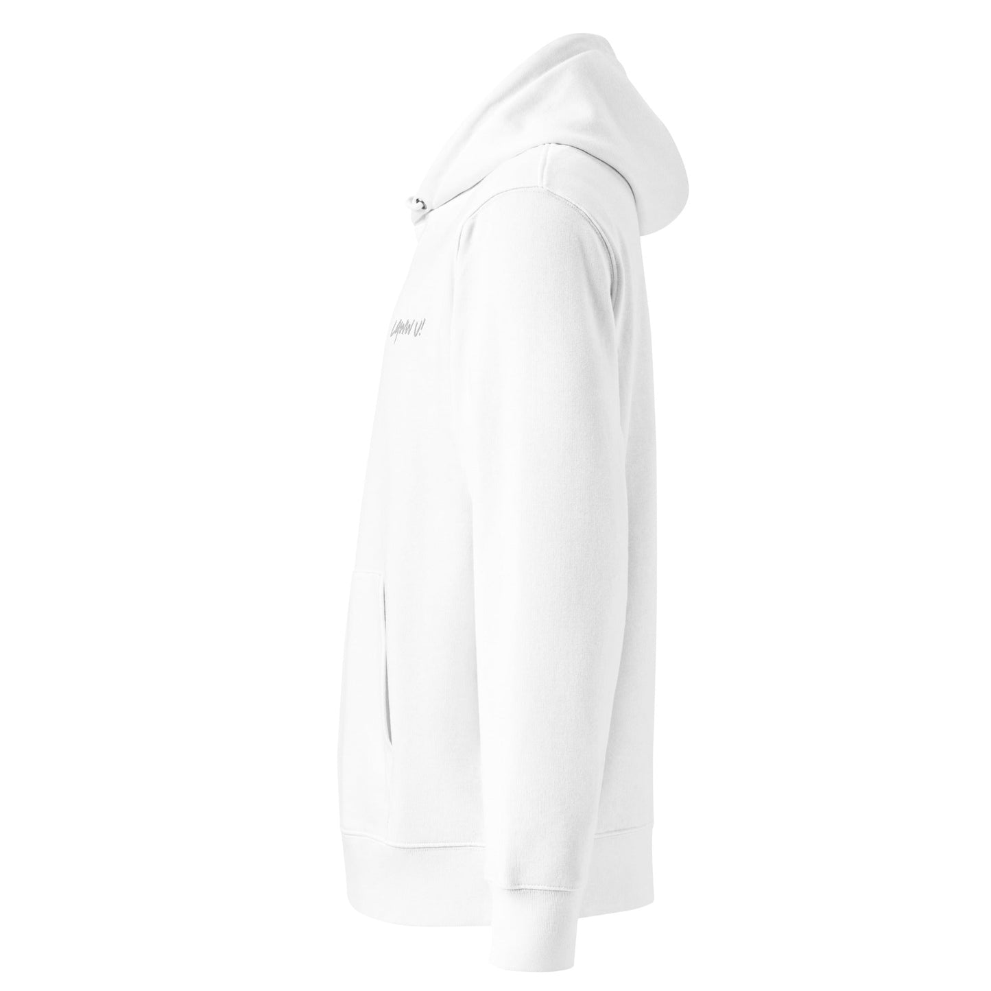 Laww U! White Hoodie - Marc Kirven Germain